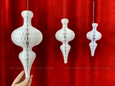 Giấy xếp Bông tuyết - Tuyết nhũ Trắng (Nhiều kiểu - Nhiều Size) GIAYXEP-01